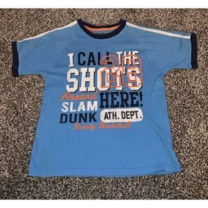 oshkosh B'gosh Boys "I call the shots‎ around here." Short sleeve tee size 8